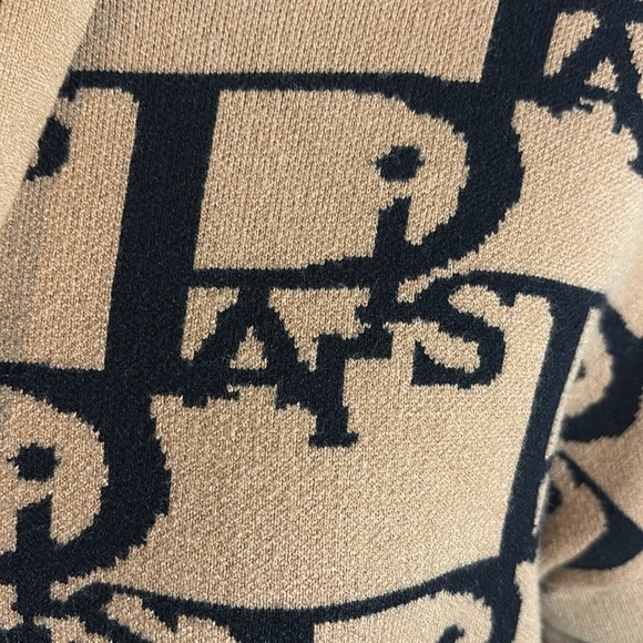 CC Fashion Brown/Black Paris Hoodie Size L/XL - Picture 2 of 7